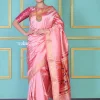 Black Tanchoi Silk Saree