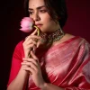 Black Tanchoi Silk Saree