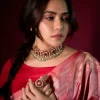 Black Tanchoi Silk Saree